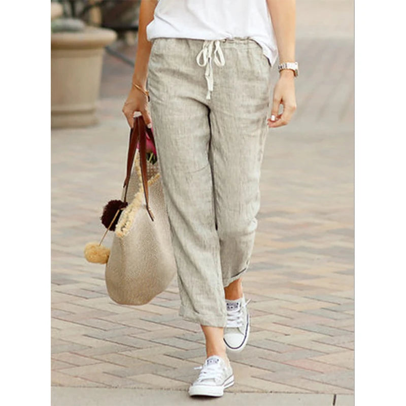 Autumn Cotton Women's Pants