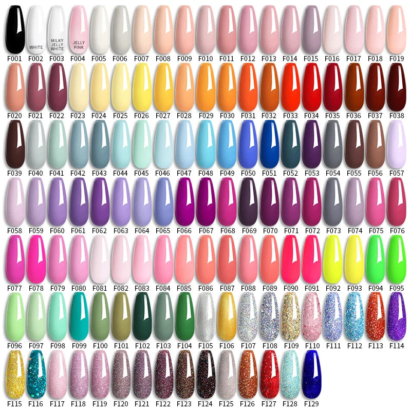 LILYCUTE 129 Colors 7ML Nail Gel Polish Nail