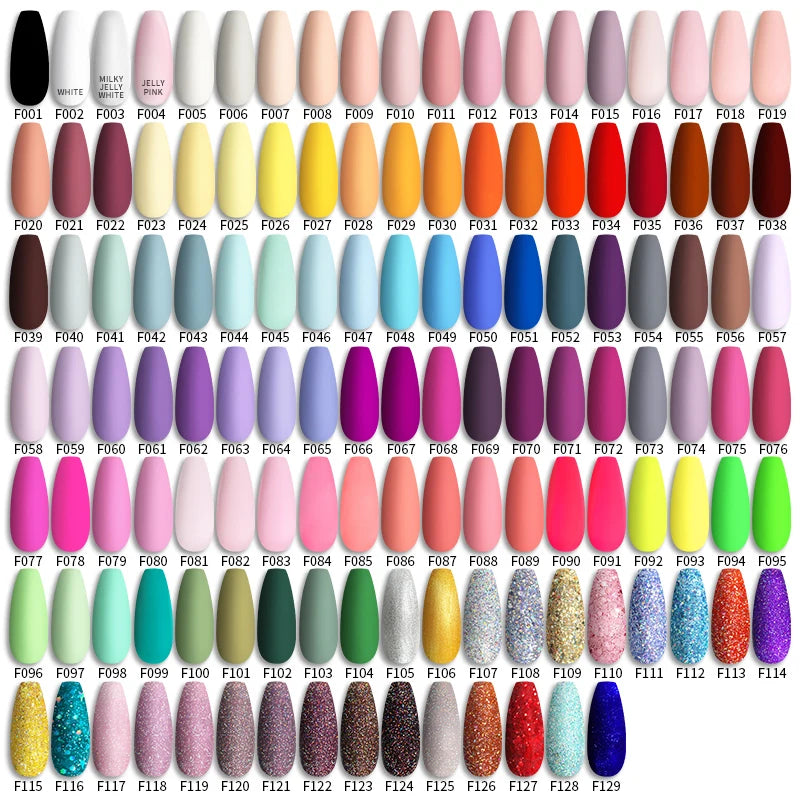 LILYCUTE 129 Colors 7ML Nail Gel Polish Nail