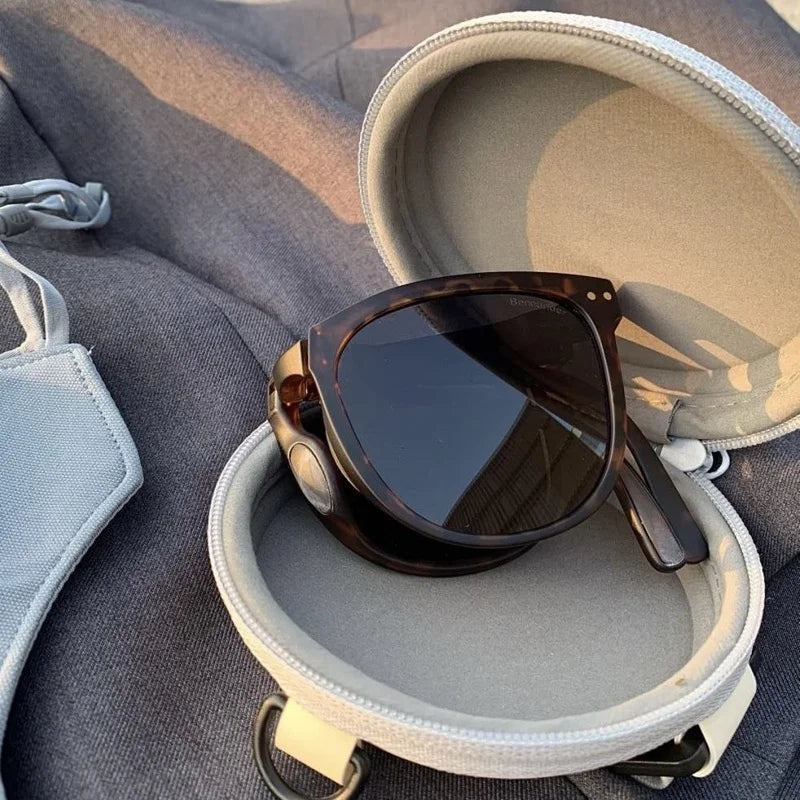 Folding sunglasses, portable