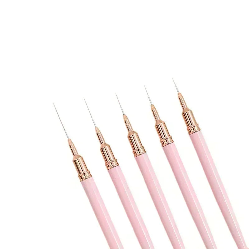 5 Sizes Nail Art Pens brushes