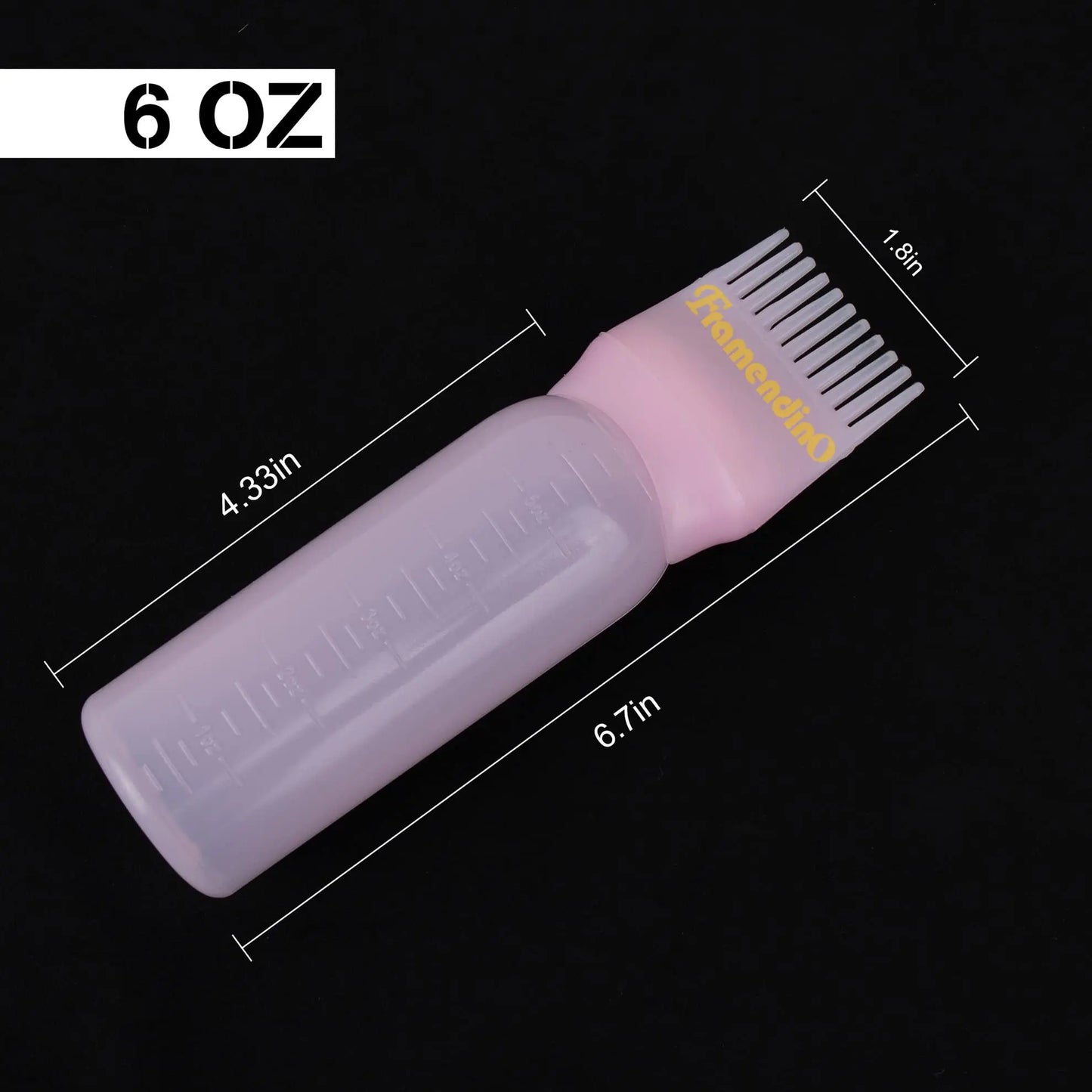 120ml Hair Dye Applicator Oil Applicator Bottle Hair Brush